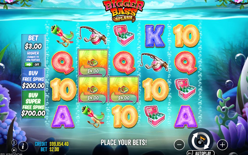 Vinst visad i kronor med Money Fish-symboler