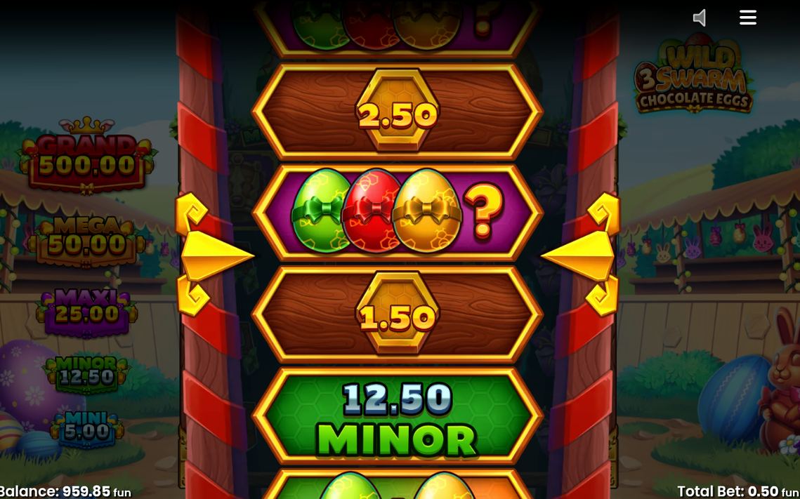 Bonusrunda med Free Spins och guldram